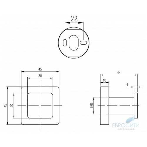 Крючок Villeroy&Boch Elements Striking (золото)