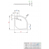 Угловой поддон Radaway Delos A 100x100