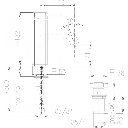 Смеситель Armatura Brylant 4302-811-00