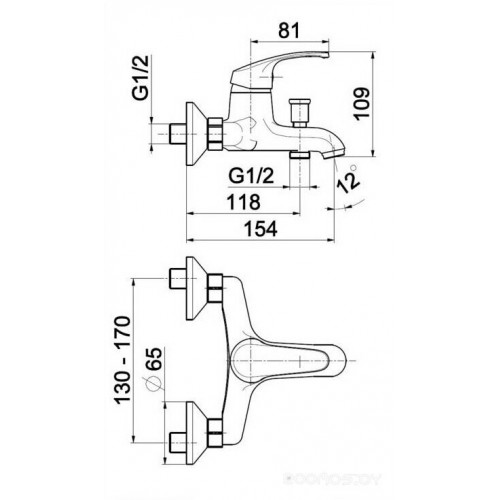 Смеситель Armatura Krzem 4214-010-00