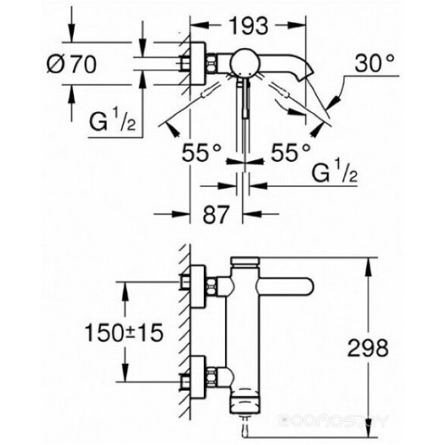 Смеситель Grohe Essence New 33628001