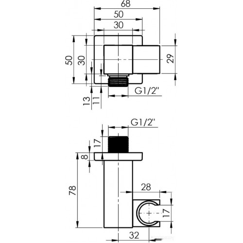 Душевая система Rubineta Thermo-3F-Olo SQ 625040