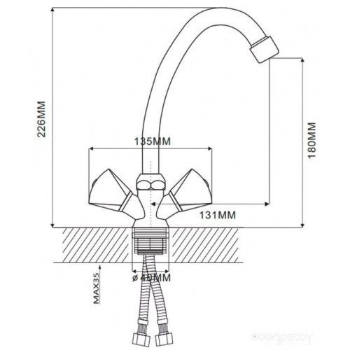 Смеситель Ekko E42020-3