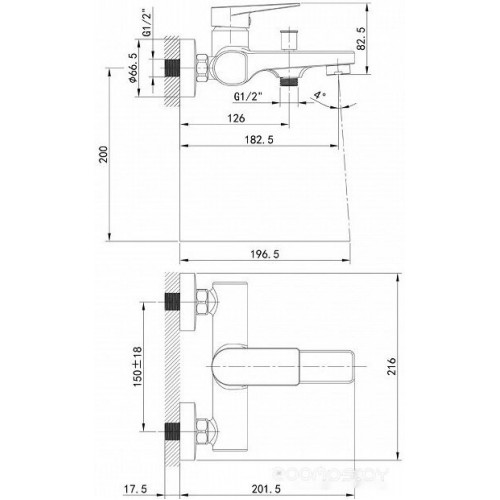 Смеситель IDDIS Bridge BRDSB00i02WA