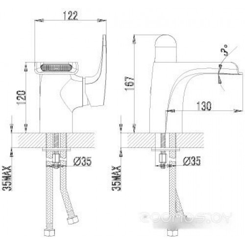 Смеситель Lemark Shift [LM4346C]