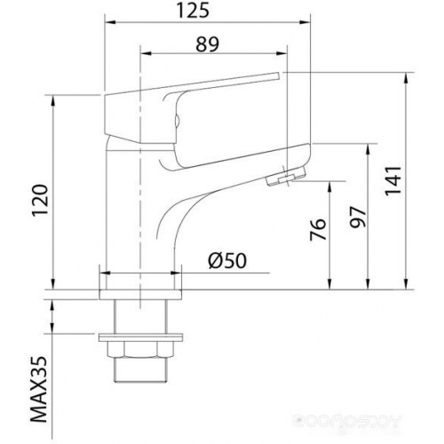 Смеситель Milardo Helic HELSB00M01