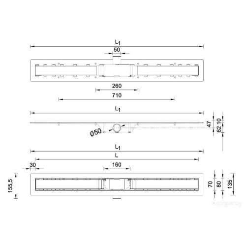 Душевой уголок Ambassador Set 12011105L-ST5