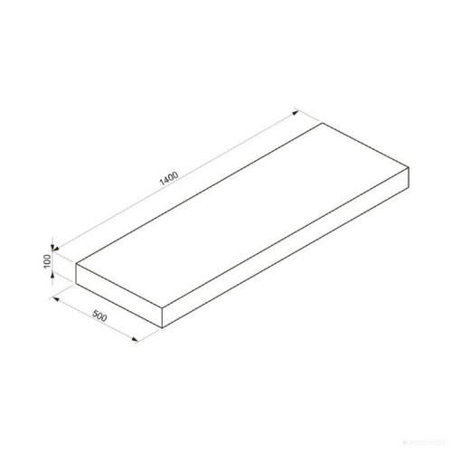 Столешница Wellsee Genuine Tree 162020000, 140 см (столешница)