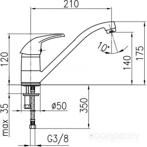 Смеситель Armatura Kroma 543-935-00