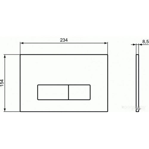 Система инсталляции Ideal Standard Prosys Frame 120 M R020467+R0121AC