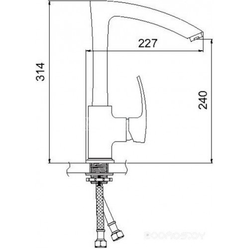 Смеситель Gerhans K14014A