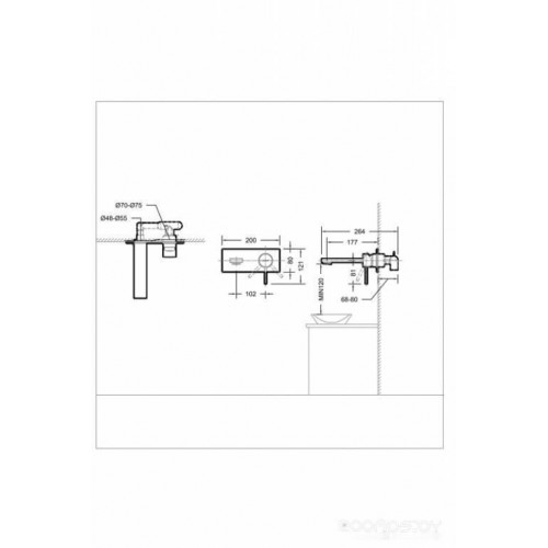 Смеситель Bravat D968K-ENG