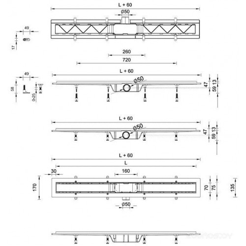 Душевой уголок Ambassador Set 11011205L-ST2