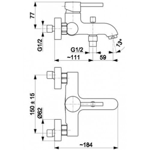 Смеситель Armatura Moza 5034-010-00