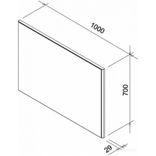 Зеркало Ravak Ring 100 (White)