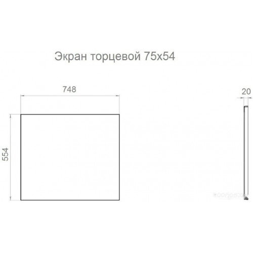 Ванна Triton Алекса 150x75 (с каркасом, сифоном, экраном)