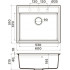 Кухонная мойка Omoikiri Daisen 60-CA 60x51 карамель