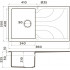 Кухонная мойка Omoikiri Yasugata 86-DC 4993872 86x50 темный шоколад