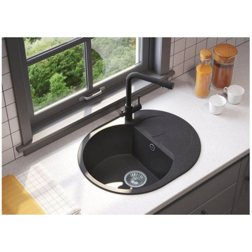Кухонная мойка Polygran Atol 620 №316 62x50 космос