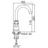 Смеситель для умывальника Ledeme L1186-2 (L1186-2)