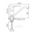 Смеситель для кухни Ledeme L4535-2 с гайкой (L4535-2)