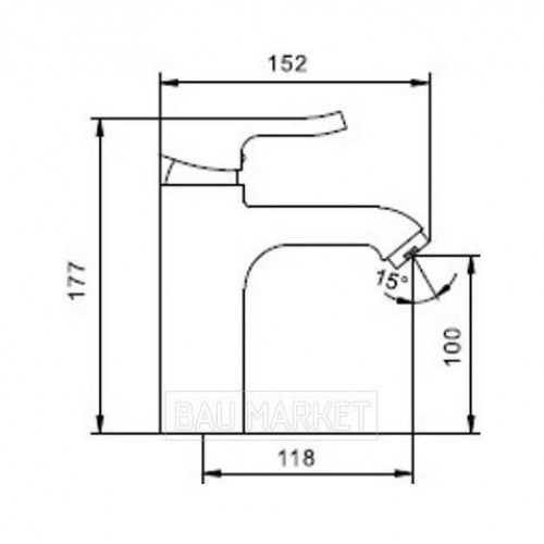 Смеситель для умывальника Ledeme L1034 (L1034)