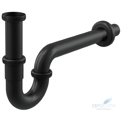 Сифон для умывальника AlcaDrain A4320BLACK (черный)