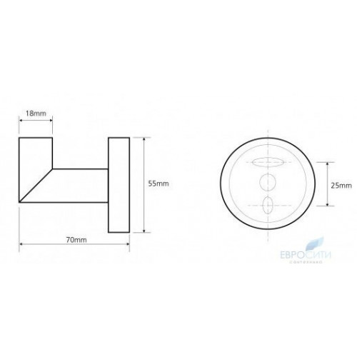 Крючок Bemeta Omega 104206022