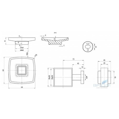 Мыльница Villeroy&Boch Elements Striking