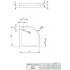 Угловой поддон Radaway Siros A Compact 80x80