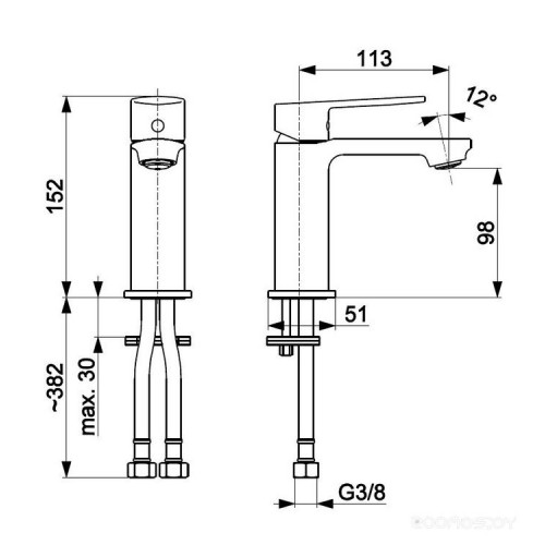 Смеситель Armatura Agat 4422-815-00