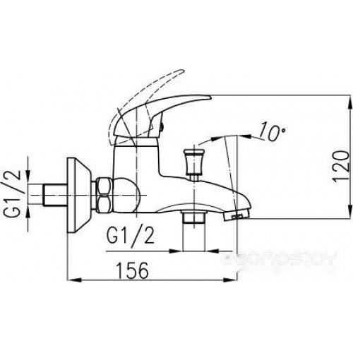 Смеситель Armatura Kroma 544-030-00