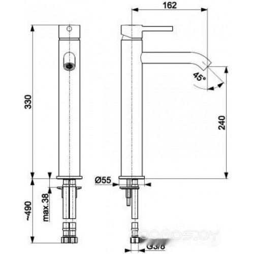 Смеситель Armatura Moza 5032-612-81