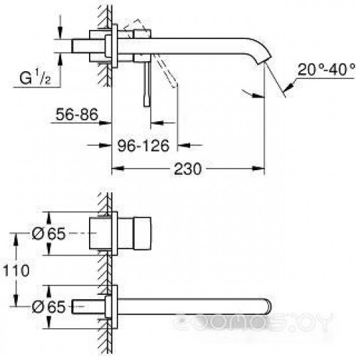 Смеситель Grohe Essence New 19967001 (хром)