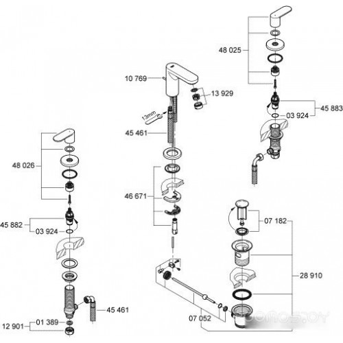 Смеситель Grohe Eurosmart Cosmopolitan 20187000