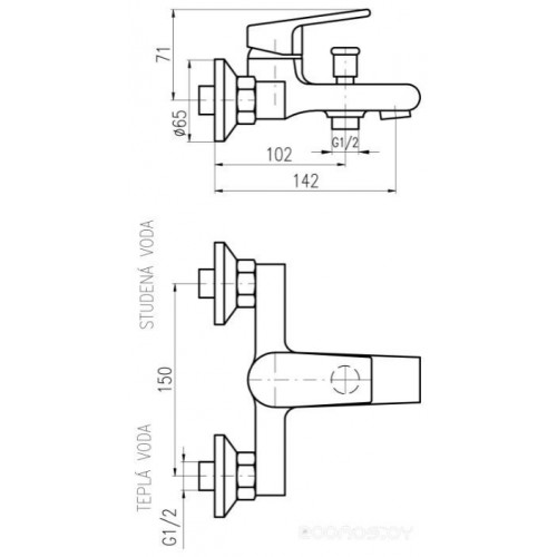 Смеситель Slezak RAV Colorado CO154.5