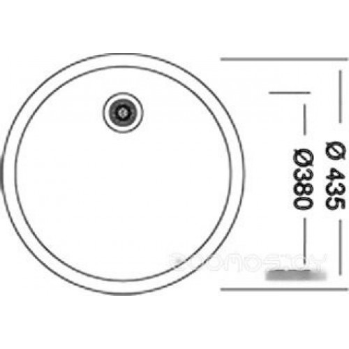 Кухонная мойка Kromevye EC 192 D