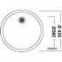 Кухонная мойка Kromevye EC 192 D
