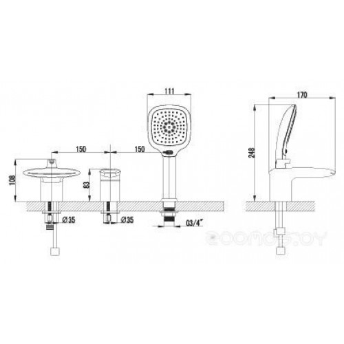 Смеситель Lemark Status LM4445C