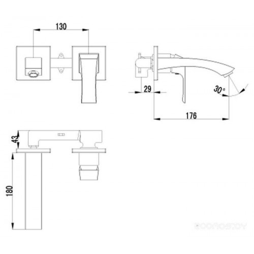 Смеситель Lemark Unit LM4526C