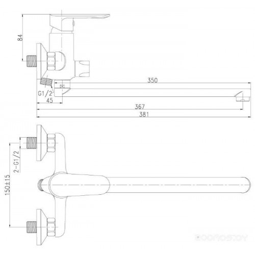 Смеситель Rossinka Silvermix RS32-32