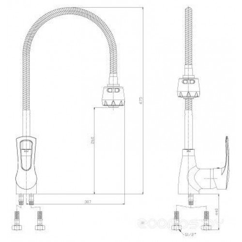 Смеситель Rossinka Silvermix T40-26