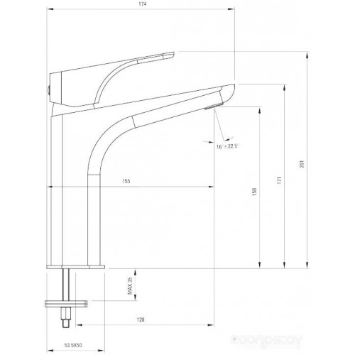 Смеситель Deante Hiacynt BQH 021K