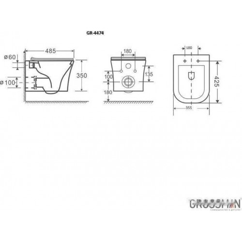 Унитаз Grossman GR-4474S