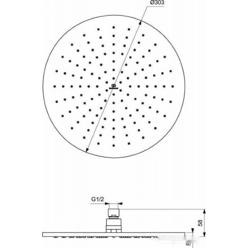 Душевая система Ideal Standard Ceratherm C100 7 in 1 A7573AA