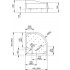 Угловой поддон Radaway Korfu A 90x90