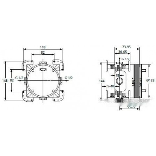 Смеситель Ideal Standard A1000NU