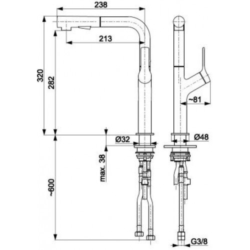 Смеситель Armatura Duero Design 6623-220-31