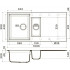 Кухонная мойка Omoikiri Sakaime 100-2-CH 100x50 шампань