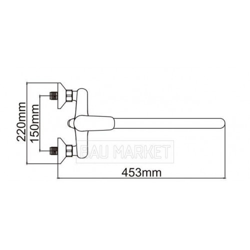 Смеситель для ванной Ledeme L2248 (L2248)